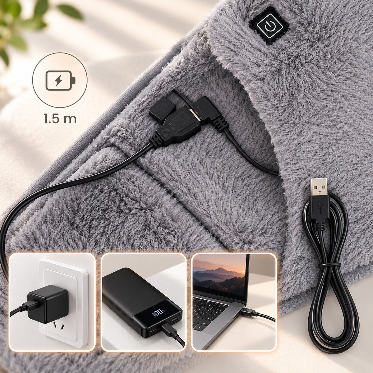 KuschelGurt Cinturón térmico con bolsillos calientamanos