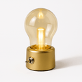 Elegant retro-skrivebordslampe med USB-port og hyggeligt lys