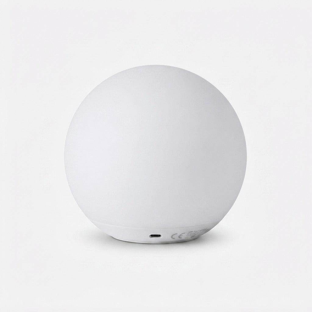 Lámpara de mesa LED en forma de globo — 16 colores, control remoto y 10 horas de duración de la batería