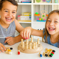 Gioco di memoria in legno LernFreund per bambini dai 3 anni in su — giocattolo educativo per lo sviluppo cognitivo