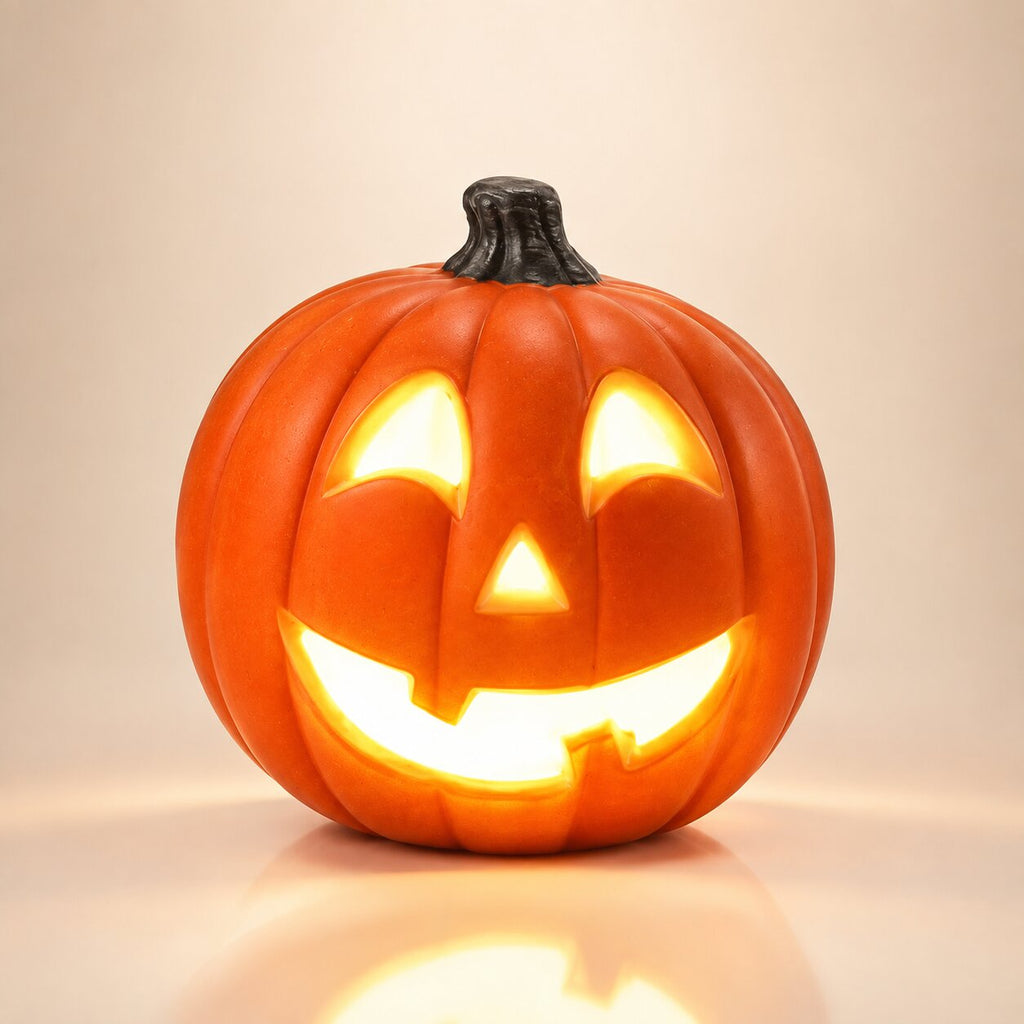 Glødende Halloween-gresskardekorasjon — 10 skumle Jack-o’-lantern-ansiktsdesign
