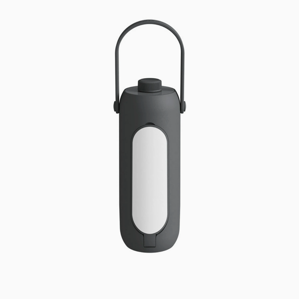 LichtHeld Lámpara de camping recargable para mesa — Luz regulable de forma continua, batería externa integrada