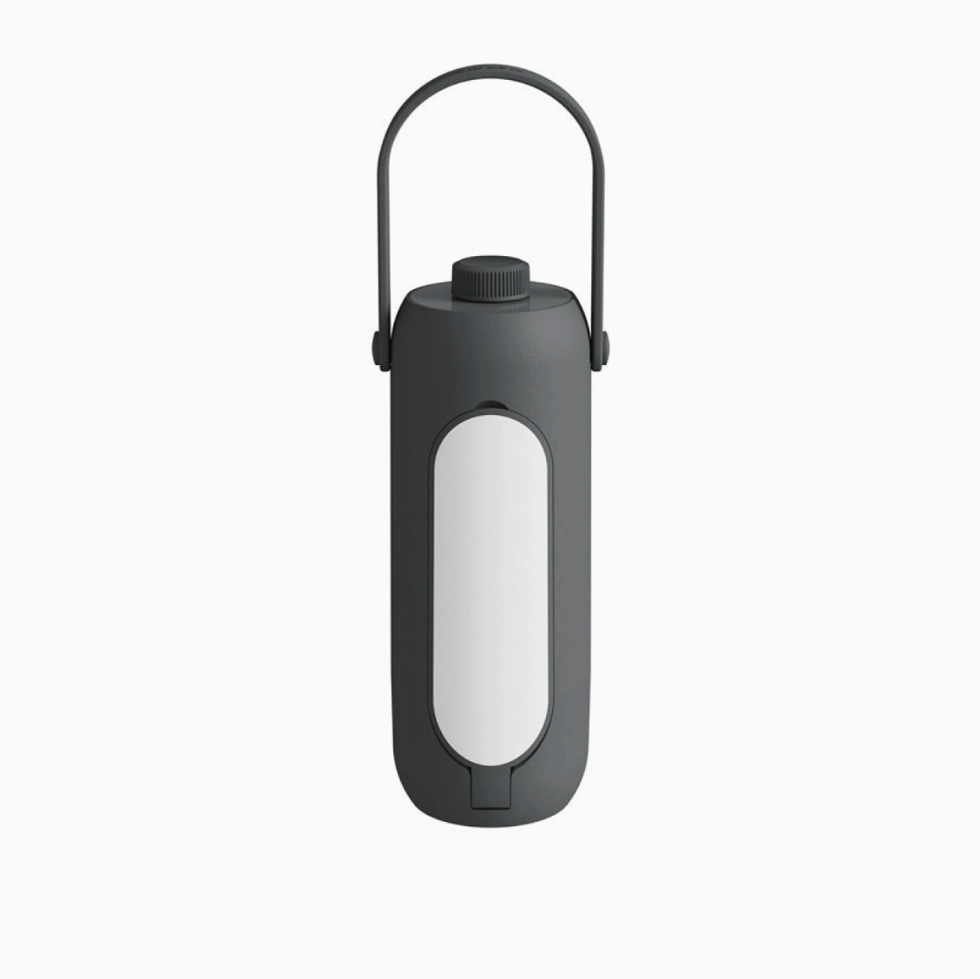 LichtHeld Lámpara de camping recargable para mesa — Luz regulable de forma continua, batería externa integrada