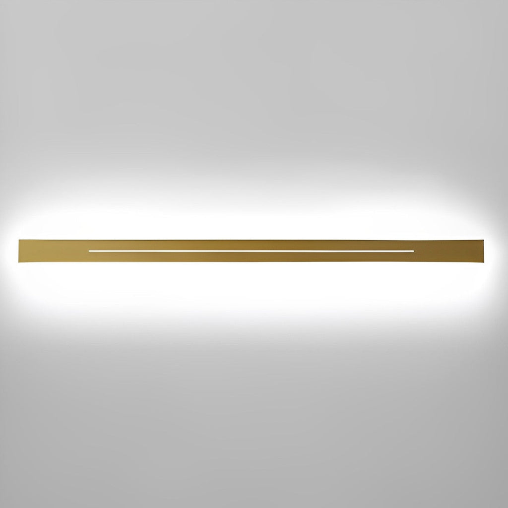 Lineární LED pásková nástěnná lampa z černého železa s akrylovým panelem pro obývací pokoj a ložnici