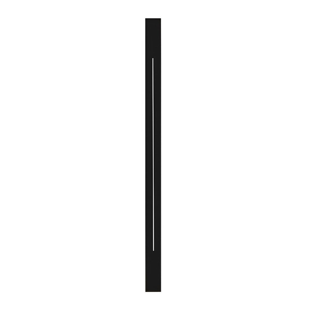 Lineární LED pásková nástěnná lampa z černého železa s akrylovým panelem pro obývací pokoj a ložnici