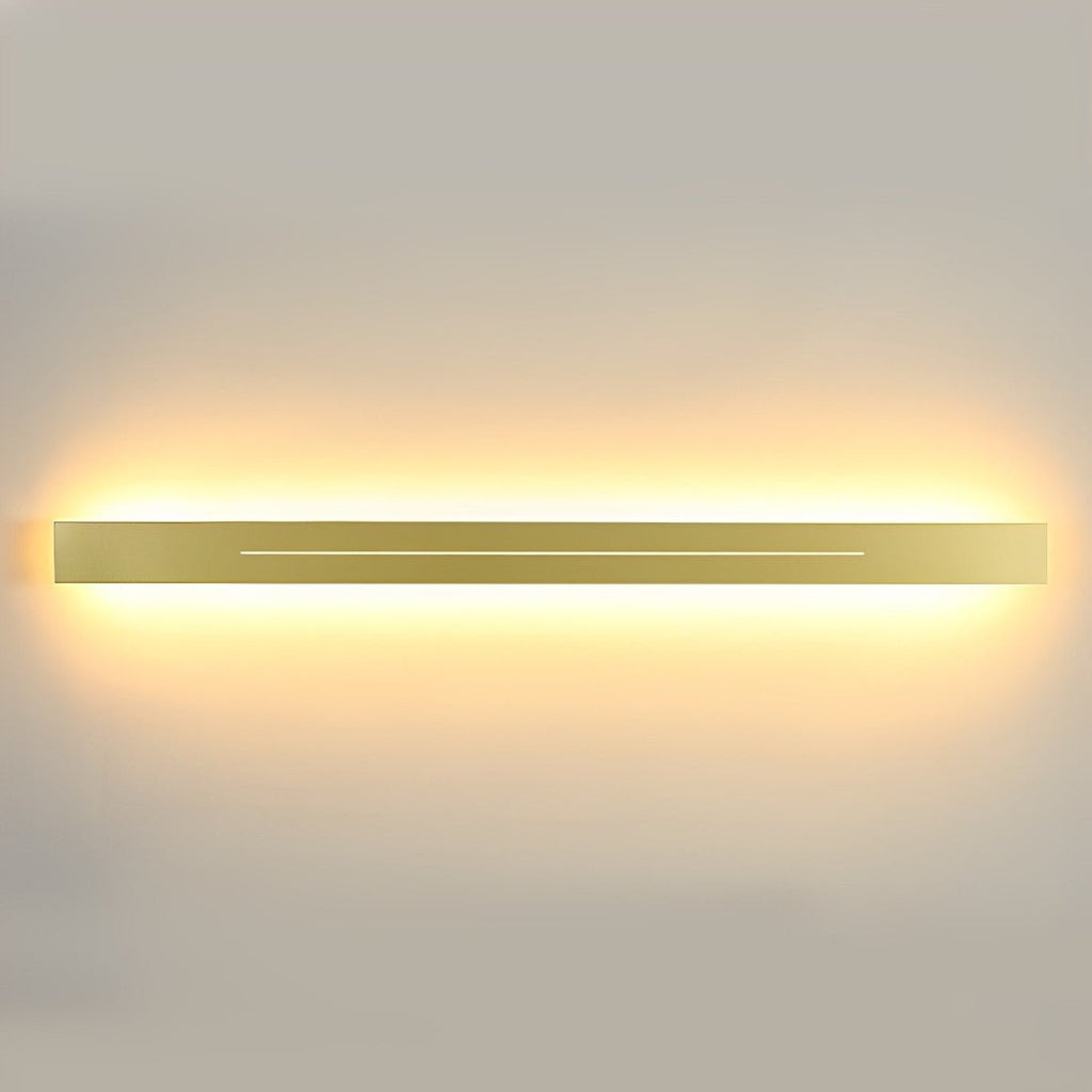 Lineární LED pásková nástěnná lampa z černého železa s akrylovým panelem pro obývací pokoj a ložnici