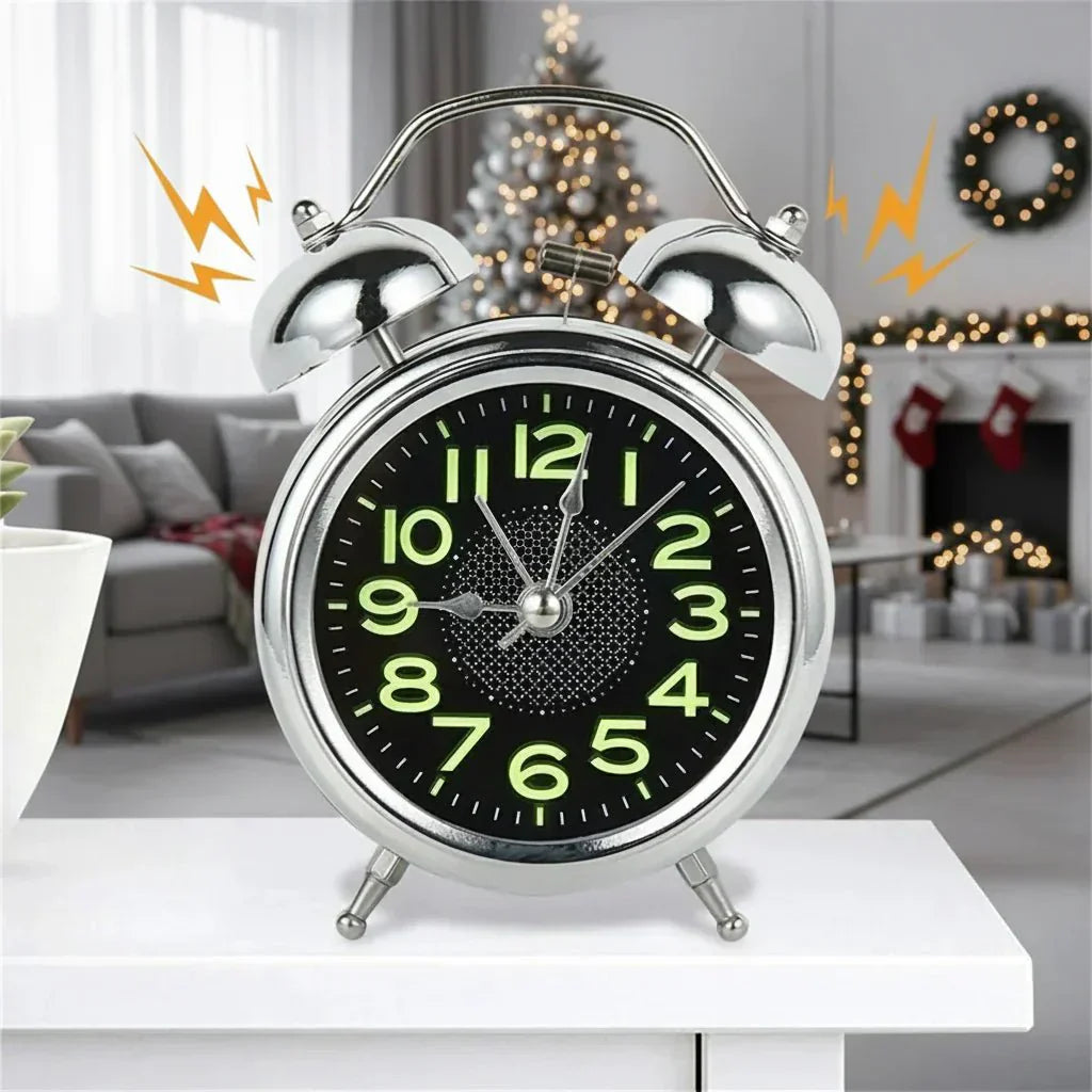 Retro Twin Bell Loud Alarm Clock for Heavy Sleepers | Ka-mostore