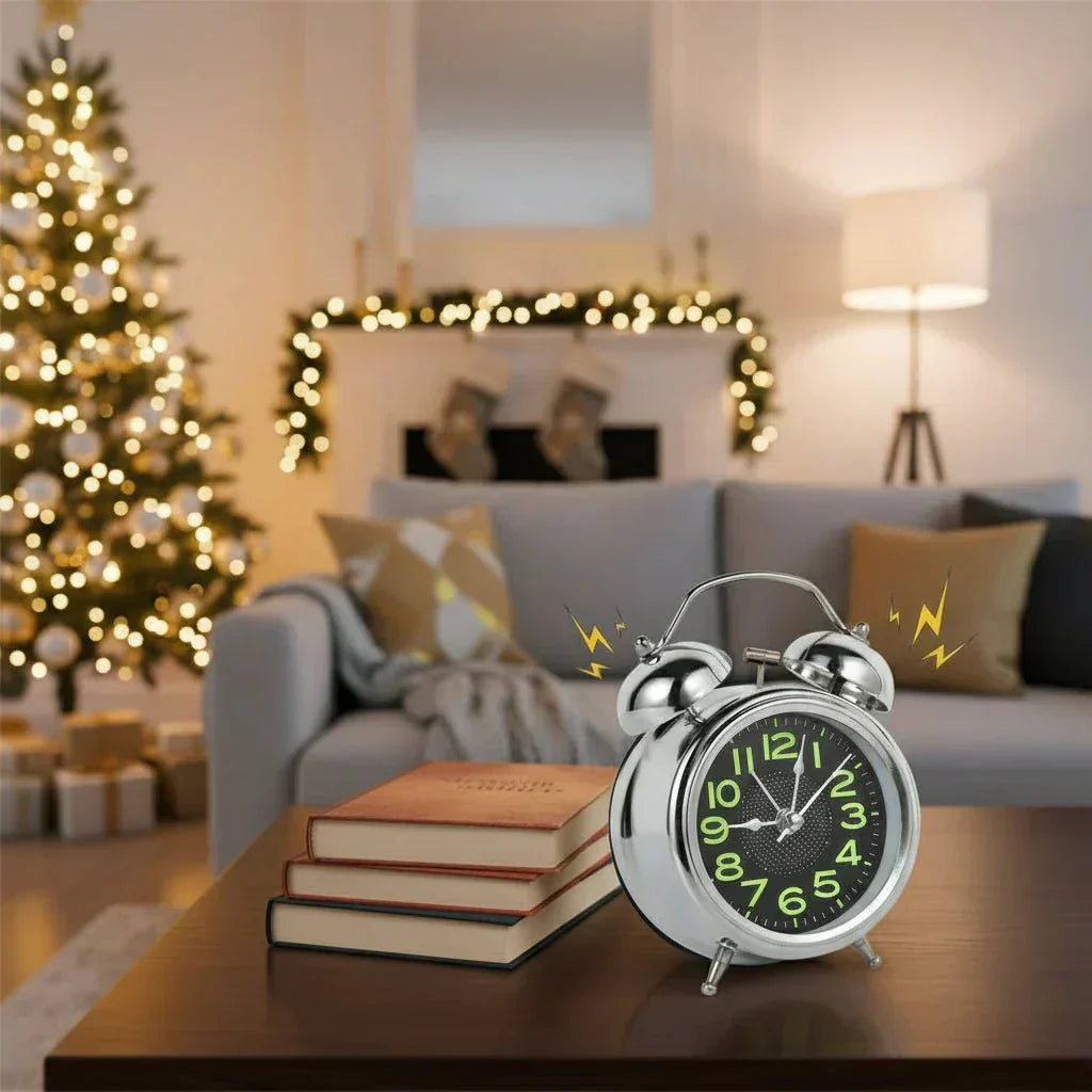 Retro Twin Bell Loud Alarm Clock for Heavy Sleepers | Ka-mostore
