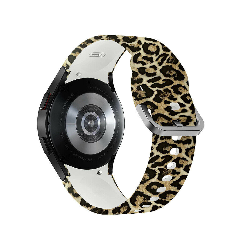 Rem til Samsung Galaxy Watch 4 40 mm – Lucky Leopard-mønster