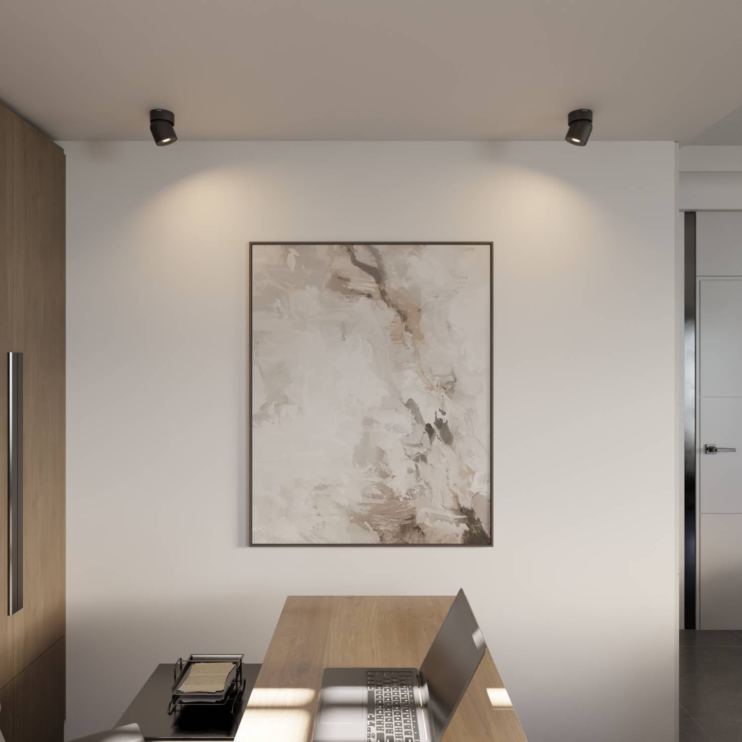 Ceiling Lamp With Flexible Head Rotation And 2700K Warm Glow