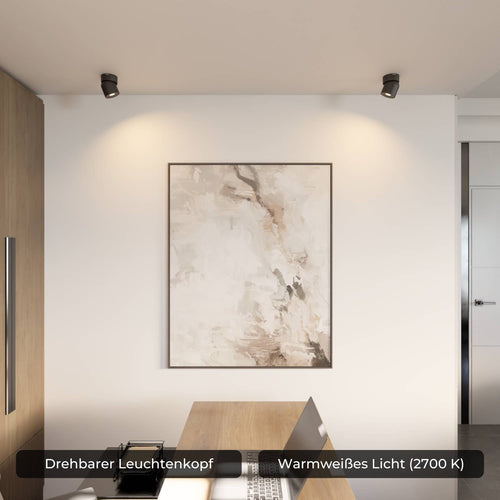 Ceiling Lamp With Flexible Head Rotation And 2700K Warm Glow