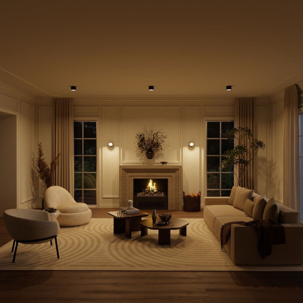 Adjustable LED Ceiling Light With Warm 2700K For Hallways, Kitchens, And Living Rooms