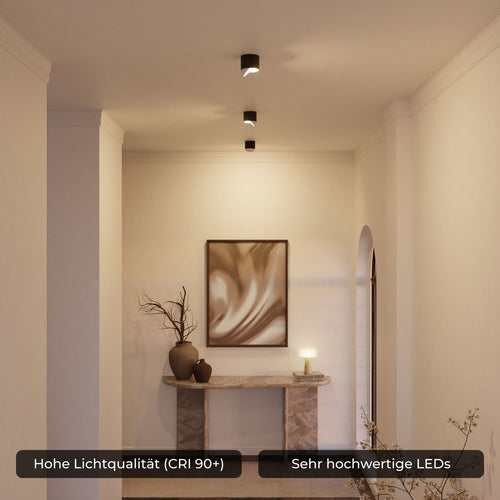 Adjustable LED Ceiling Light With Warm 2700K For Hallways, Kitchens, And Living Rooms