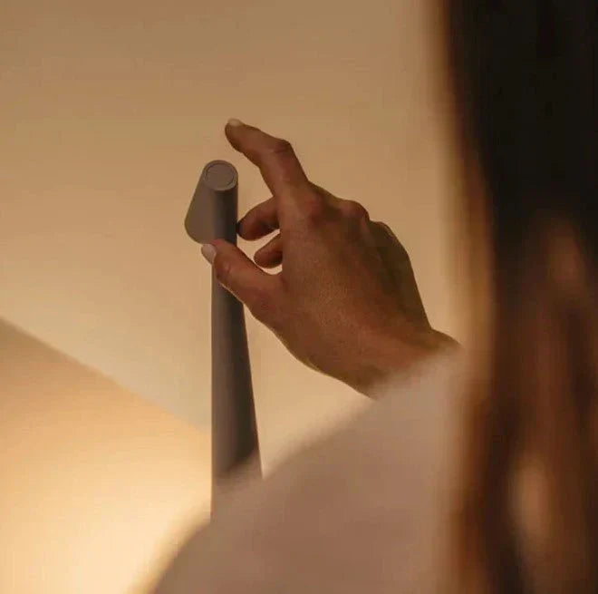 NovaLume Mood Lamp Wireless LED Featuring Touch Control And Adjustable Brightness For Ambience
