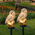Owl Solar Garden Light With LED, IP65 Waterproof, Warm White Decoration