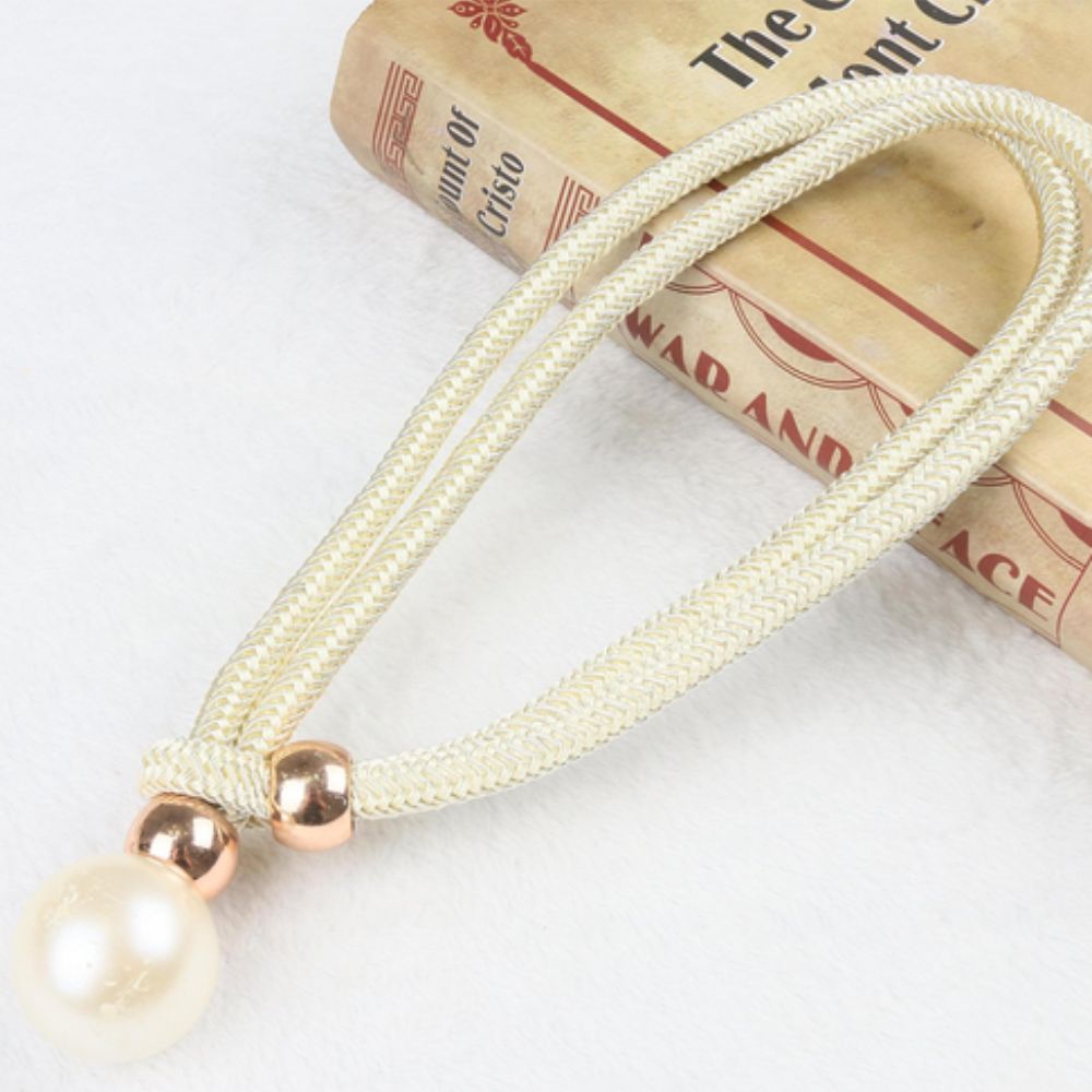Pearl Accent Curtain Tie Backs | 2 Pc Set | Ka-mostore