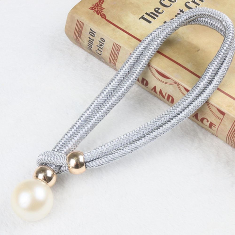 Pearl Accent Curtain Tie Backs | 2 Pc Set | Ka-mostore