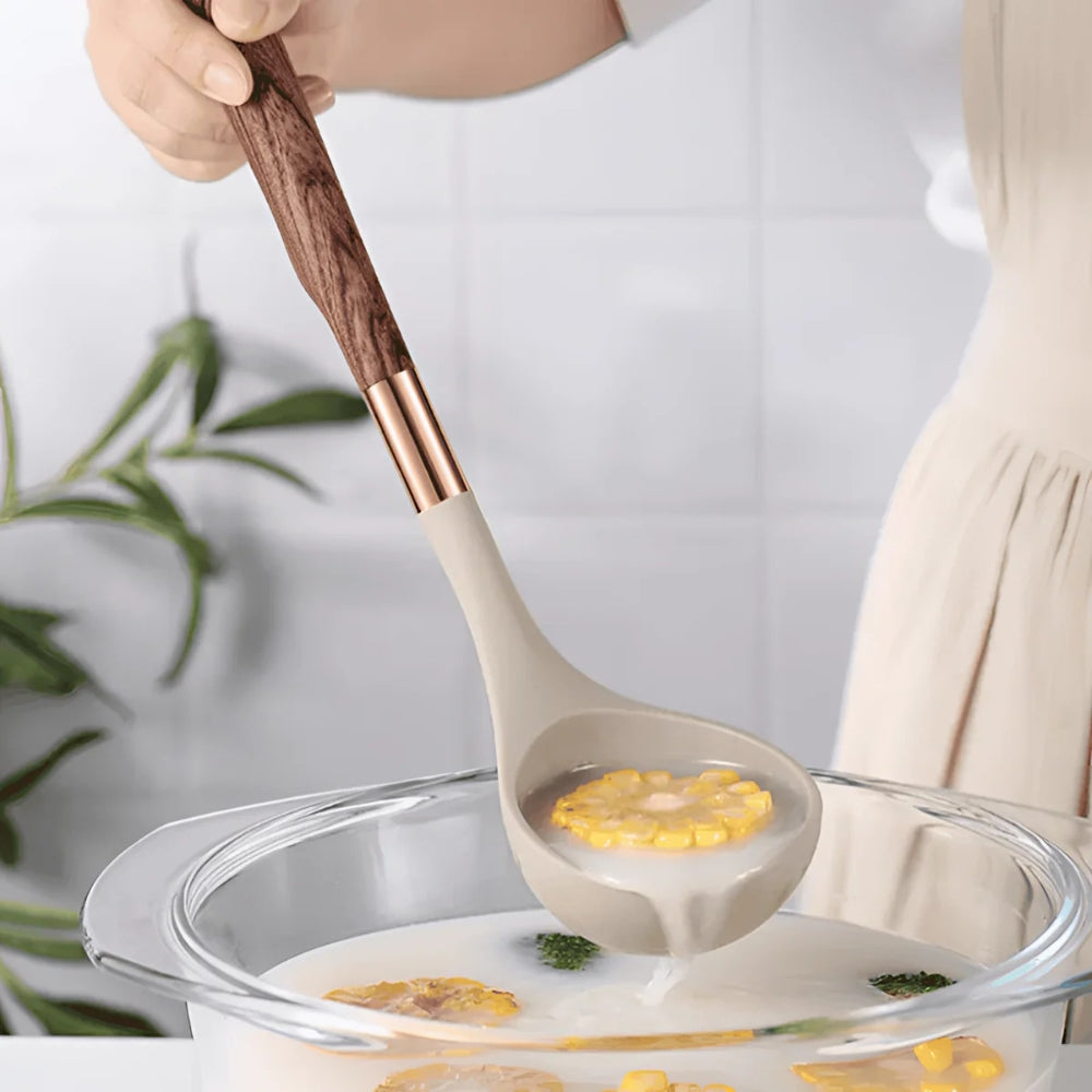 Premium Silicone Kitchen Utensil Set | 10 Pcs | Ka-mostore