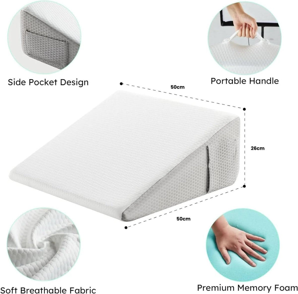 Wedge Pillow for Ultimate Comfort and Support | Ka-mostore
