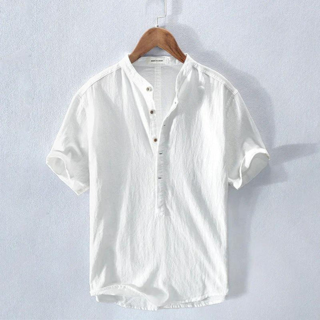 Herren Freizeithemd aus lockerem Leinenmischgewebe | Ka-mostore
