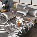 SilkSerenity - Smooth Satin Duvet Cover Set - Luxury Bedding | Ka-mostore