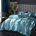 Silk Satin Bedding Set - Opulent Comfort | Ka-mostore