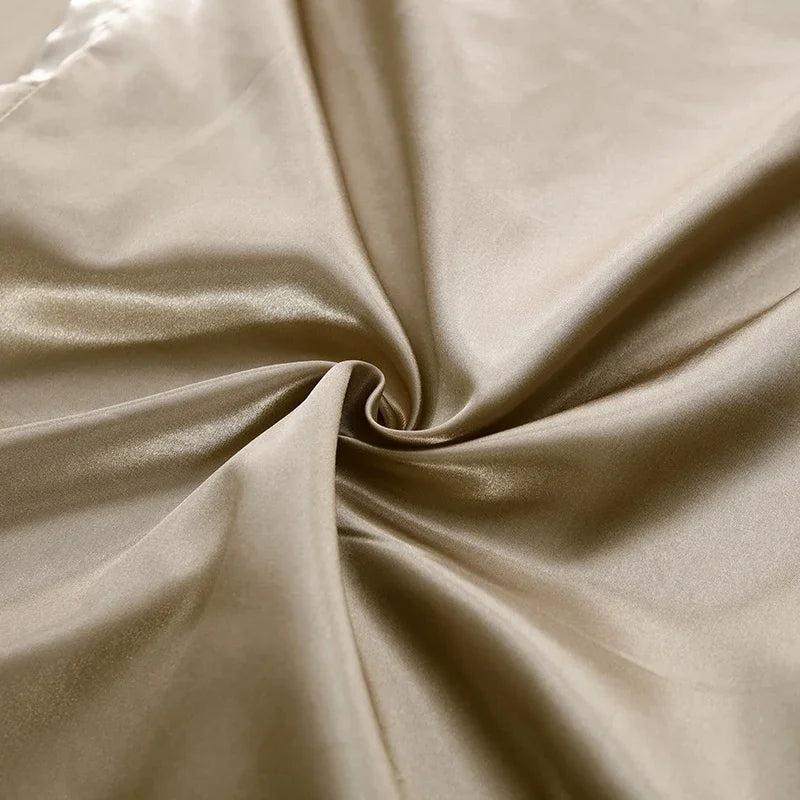 Silk Satin Bedding Set - Opulent Comfort | Ka-mostore