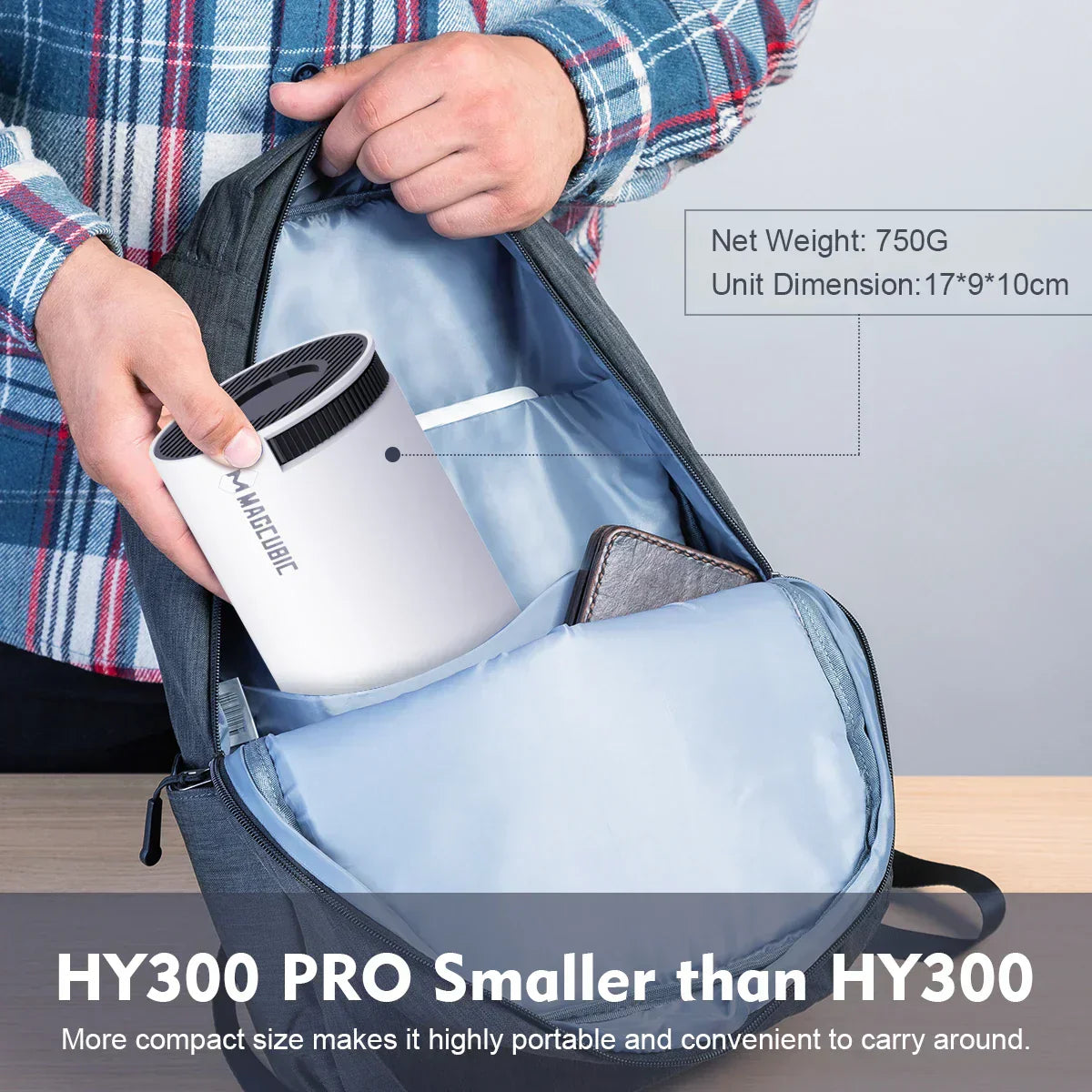 Magcubic HY300 Pro: Inteligentny projektor 4K z Android 11 i WiFi6 | Ka-mostore