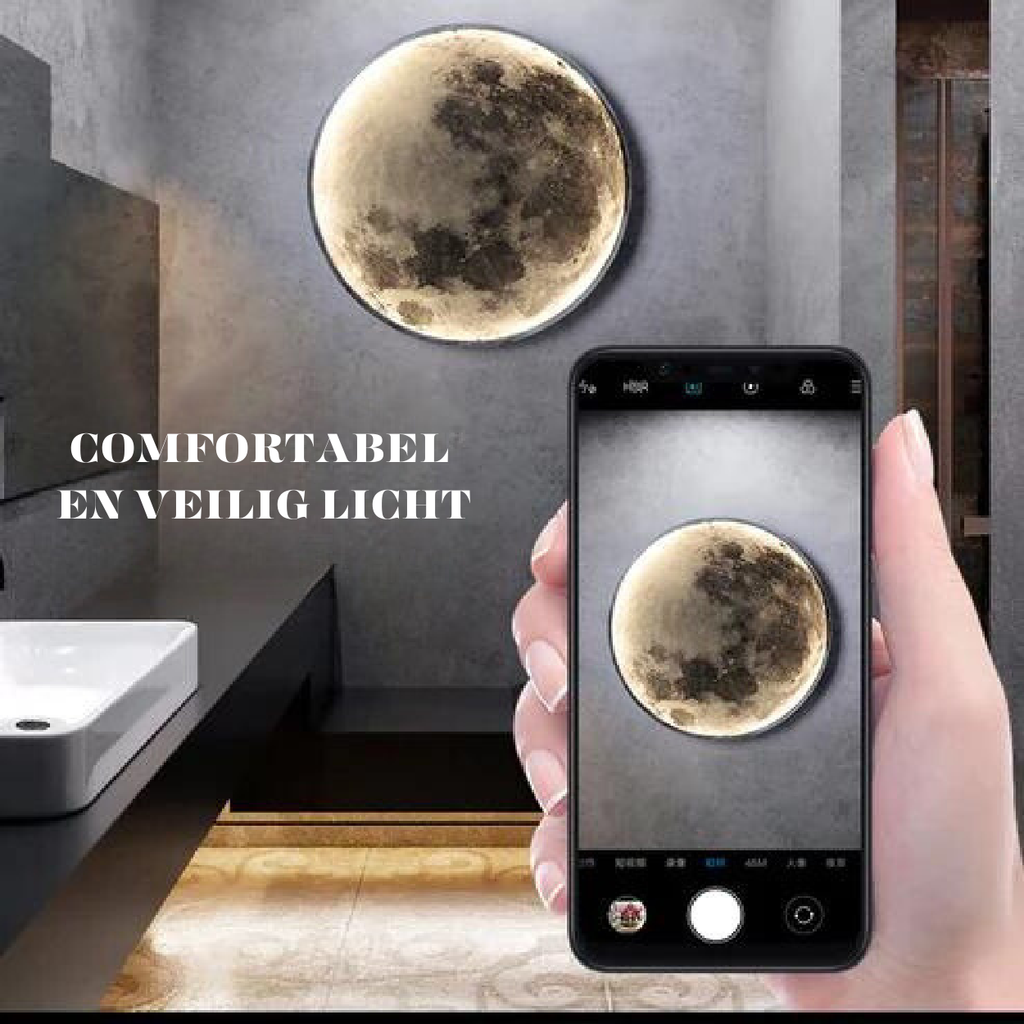 LunaGlow Moon Lamp Creates Cozy Living Ambience With Gentle Moonlight Glow In Any Room