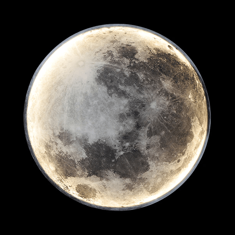 LunaGlow Moon Lamp Creates Cozy Living Ambience With Gentle Moonlight Glow In Any Room
