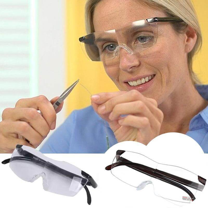 Hands-Free Magnifying Reading Glasses With 2.5x Magnification For Fine Work