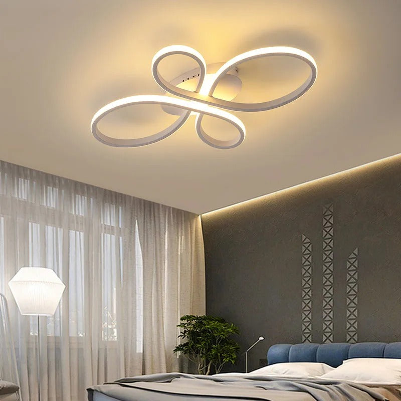 LumaNova Multi Ring LED Ceiling Lamp With Dimmer For Living Rooms And Studies And Bedrooms