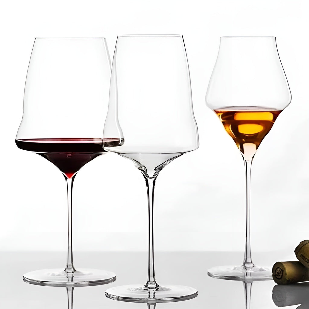 Elegant krystalvinglas med tyndvægget champagneglas på 390-760 ml
