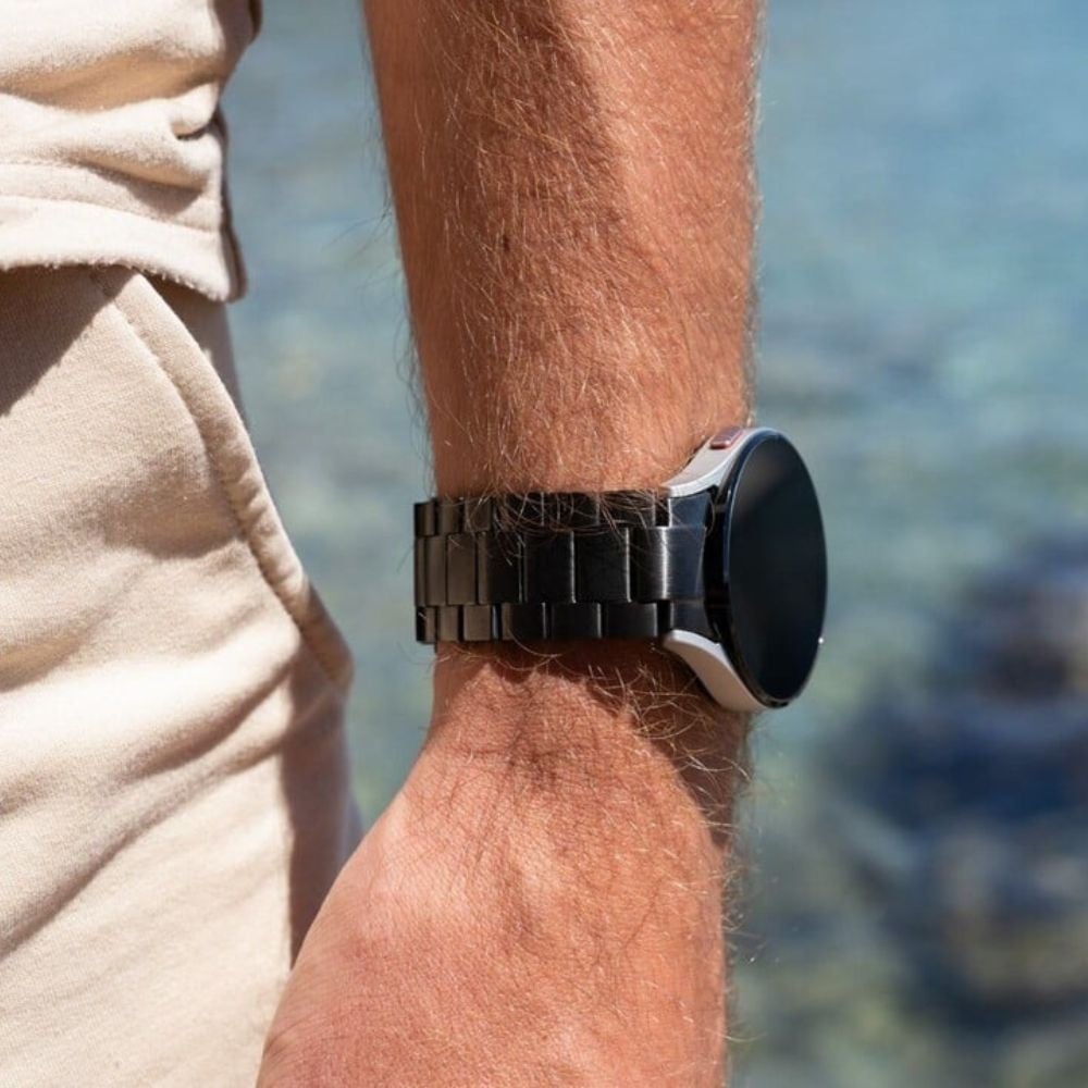 سوار ساعة لسامسونج جالاكسي ووتش 6 كلاسيك مقاس 47mm — تيتانيوم أسود