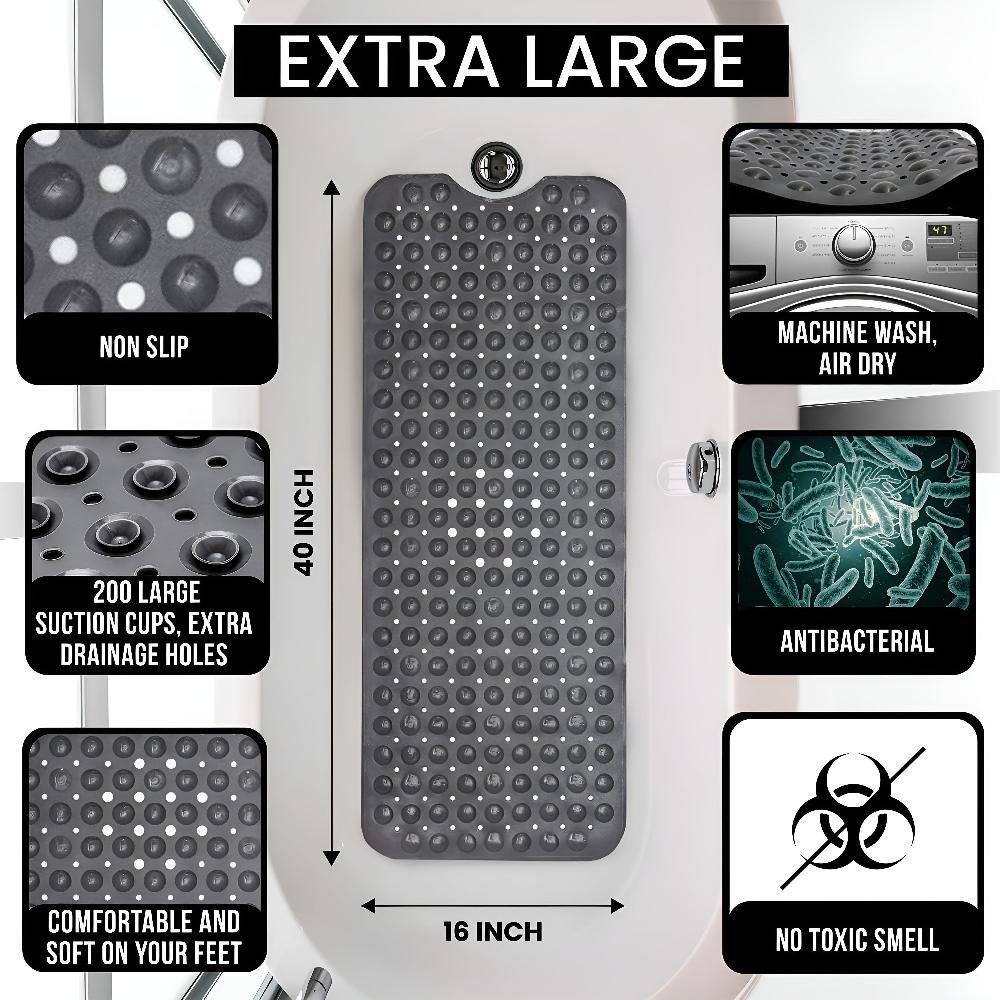 Secure Grip Shower Mat | Anti-Slip & Washable | Ka-mostore