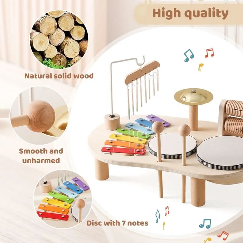 Baby's First Musical Instrument Set - Wood | Ka-mostore