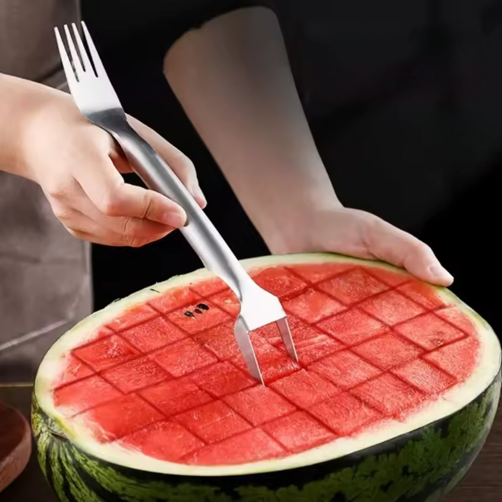 Kráječ melounu MelonenMeister — stejně velké kousky během několika sekund