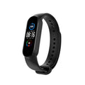 Kompatybilny czarny silikonowy pasek zamienny do Xiaomi Mi Band 5