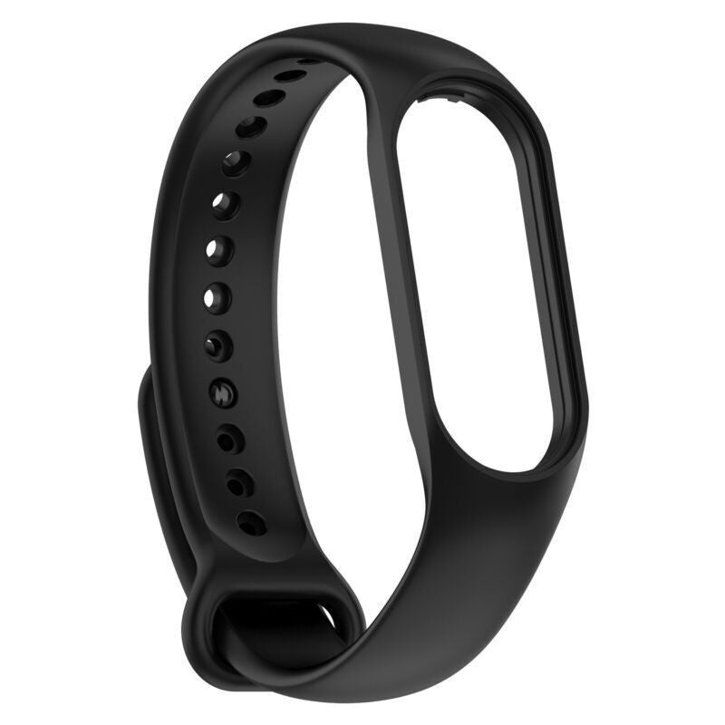 Sort silikonerem til Xiaomi Mi Band 7, sort