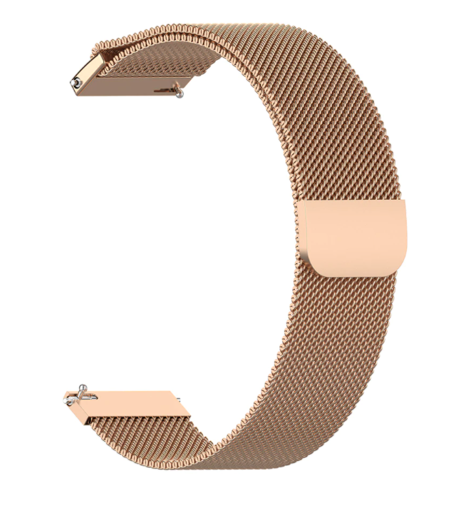 20mm Rose Gold Milanese Watch Strap — Quick Release