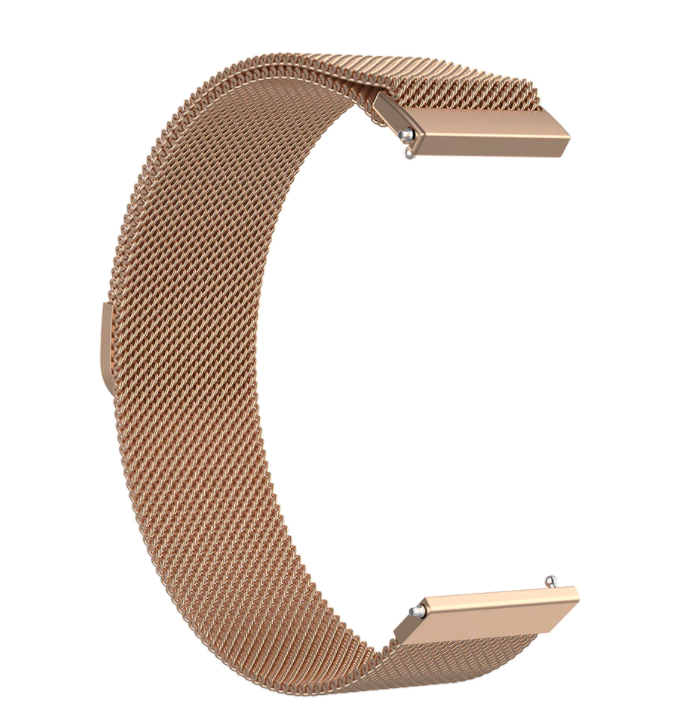 20mm Rose Gold Milanese Watch Strap — Quick Release