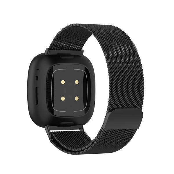 Black Milanese Strap for Fitbit Sense 2