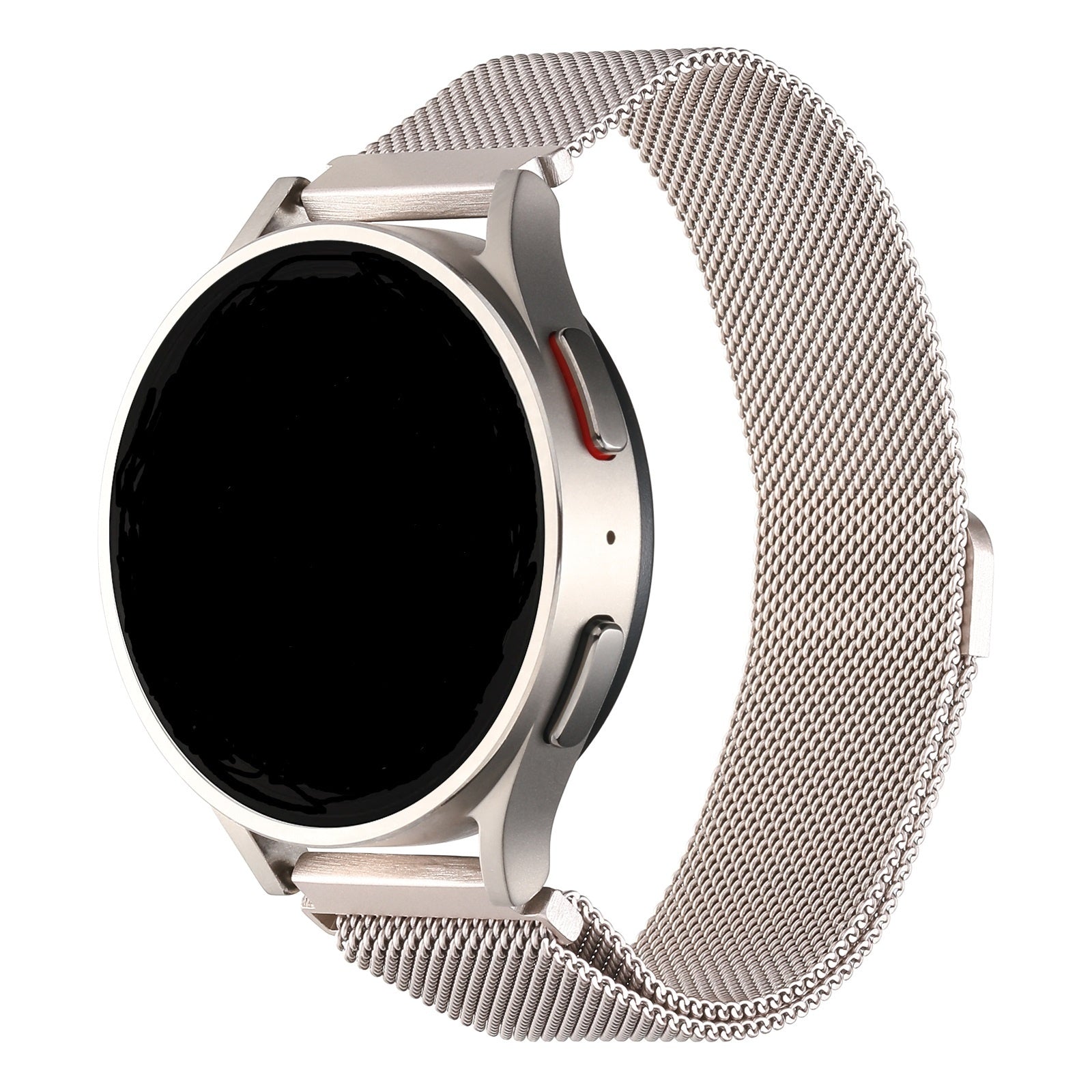 Řemínek Milanese pro Samsung Galaxy Watch 4 — 40mm síťovaný řemínek Starlight