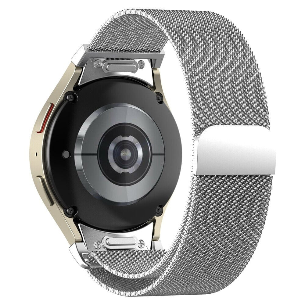Samsung Galaxy Watch 7 44 mm | Cinturino milanese argento con un clic