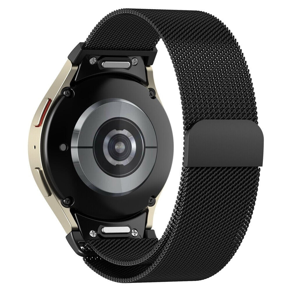 Correa milanesa negra — Samsung Galaxy Watch 7 de 40 mm, enganche de un solo toque