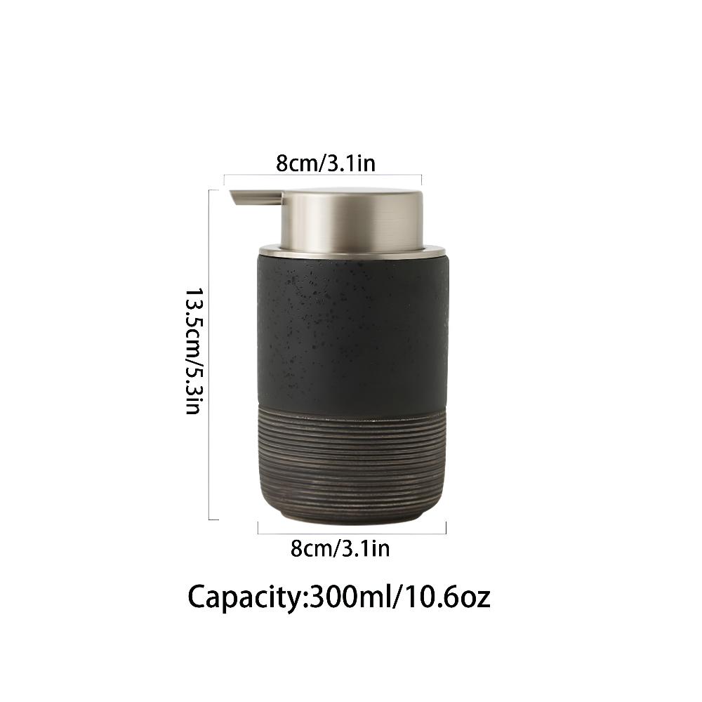 Dispenser per sapone in ceramica con finitura opaca | Ka-mostore