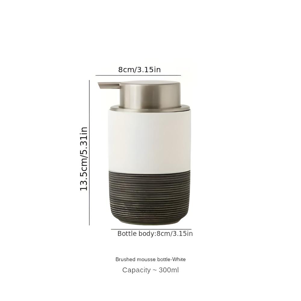 Dispenser per sapone in ceramica con finitura opaca | Ka-mostore