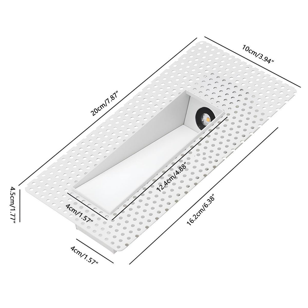 NovaLume Recessed LED Wall Sconces With Motion Sensor For Energy-Efficient Hallway Lighting