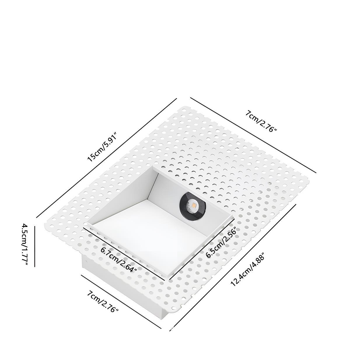 NovaLume Recessed LED Wall Sconces With Motion Sensor For Energy-Efficient Hallway Lighting