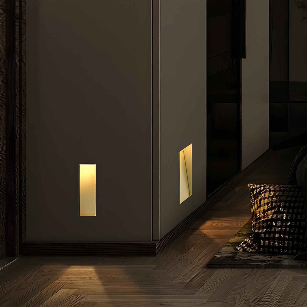 NovaLume Recessed LED Wall Sconces With Motion Sensor For Energy-Efficient Hallway Lighting